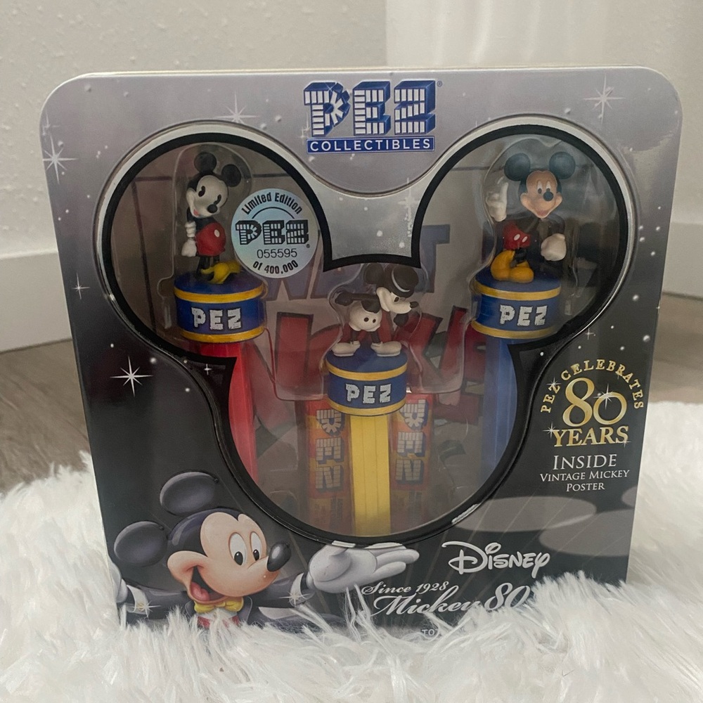 PEZ Mickey 80th Year Limited Edition Collectors Set NIB
